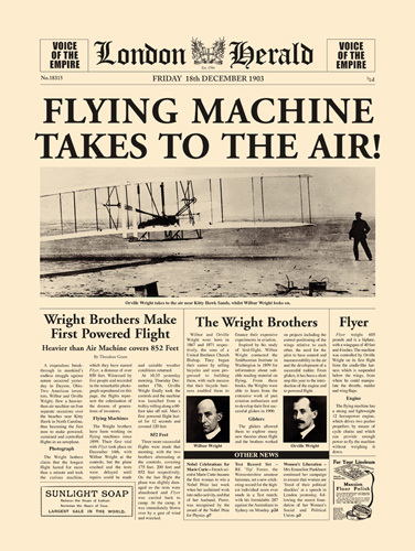Flying Machine Takes To The Air