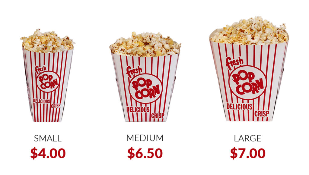 ¿Qué es el efecto señuelo y cómo se usa en marketing? - popcorn options 1024x583